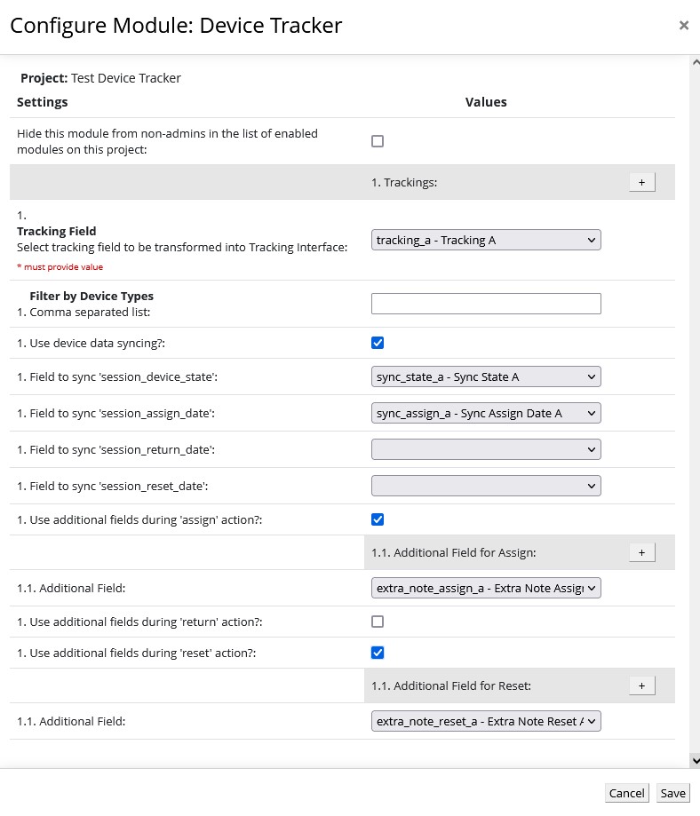 Project-level settings